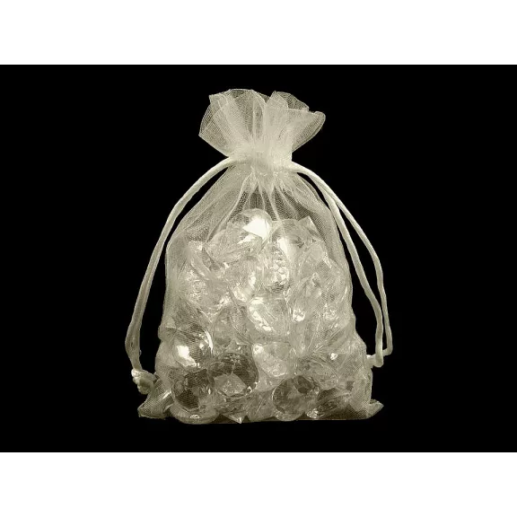 Organza ajándéktasak 10x15 cm - 17 (10 x 13 cm) krém világos (40 db-os csomagolás) Organza ajándéktasak 10x15 cm - 17 (10 x 13 cm) krém világos (40 db-os csomagolás)