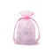 Organza ajándéktasak 10x15 cm - 19 rózsaszín világos (10 db-os csomagolás)