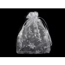 Karácsonyi ajándéktgasak pehely13x18 cm organza - 5 jégkék ezüst (50 db-os csomagolás) Karácsonyi ajándéktgasak pehely13x18 cm organza - 5 jégkék ezüst (50 db-os csomagolás)