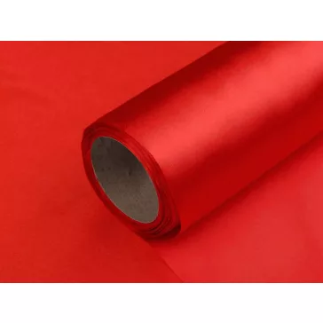   Szatén egyoldalas / szalag szélessége 14 cm - 26 piros (72 m-os csomagolás)