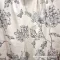 Szürke virágos prémium pamutvászon 220 cm széles
