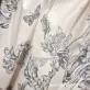 Szürke virágos prémium pamutvászon 220 cm széles