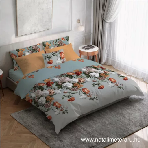 Virágcsokor minta - prémium pamutvászon 220 cm széles