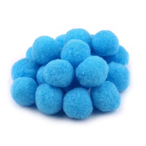 Színes zsenília Pom pom golyó  Ø25 mm
