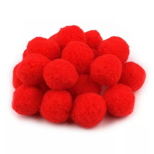 Színes zsenília Pom pom golyó  Ø25 mm