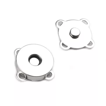 Mágneses kapocs Ø18 mm - 3 nikkel (20 szett)