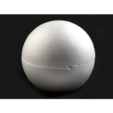   Hungarocell gömb kétrészes üreges Ø19,5 cm kétrésze öblös - fehér (20 db-os csomagolás)