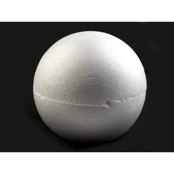 Hungarocell gömb kétrészes üreges Ø19,5 cm kétrésze öblös - fehér (1 db-os csomagolás) Hungarocell gömb kétrészes üreges Ø19,5 cm kétrésze öblös - fehér (1 db-os csomagolás)