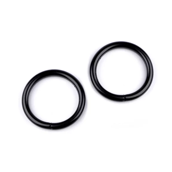 Karika Ø25 mm - 6 fekete lakk (50 db-os csomagolás) Karika Ø25 mm - 6 fekete lakk (50 db-os csomagolás)