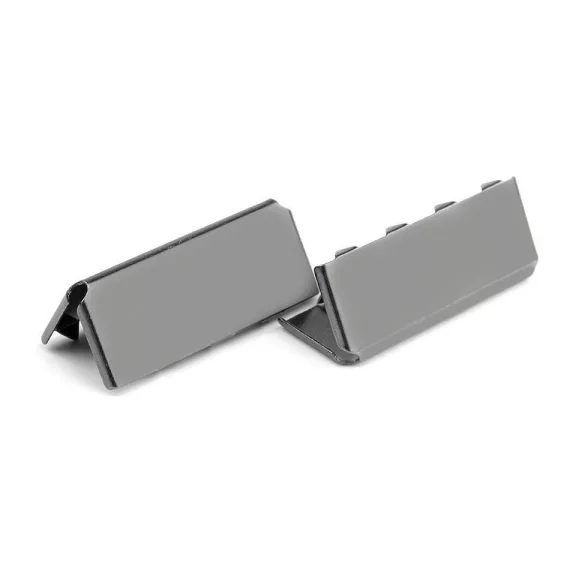 Fém szalagvég szélessége 25 mm zsinórvég - 2 nikkel fekete (100 db-os csomagolás) Fém szalagvég szélessége 25 mm zsinórvég - 2 nikkel fekete (100 db-os csomagolás)