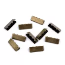 Fém szalagvég szélessége 25 mm zsinórvég - 3 ósárgaréz (10 db-os csomagolás) Fém szalagvég szélessége 25 mm zsinórvég - 3 ósárgaréz (10 db-os csomagolás)