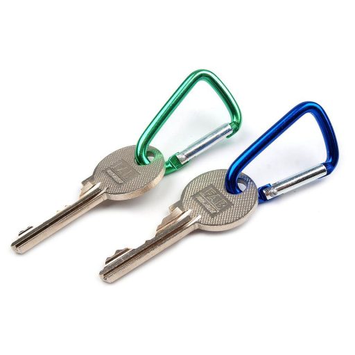 Fém karabiner 23x39 mm