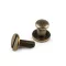 Pisztolygomb Ø6 mm - 6 (11 mm) ósárgaréz (50 pár)
