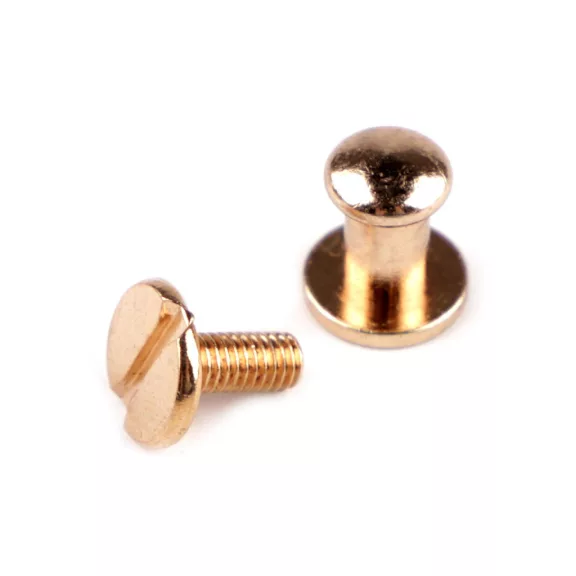 Pisztolygomb Ø6 mm - 7 (9 mm) rózsaarany (50 pár) Pisztolygomb Ø6 mm - 7 (9 mm) rózsaarany (50 pár)