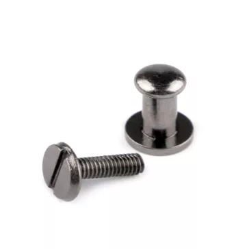 Pisztolygomb Ø6 mm - 8 (11 mm) nikkel fekete (50 pár)