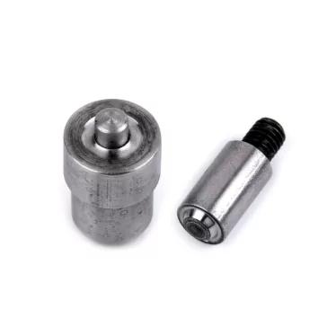   Ringliző szerszám fém és sárgaréz rinklokhoz belső Ø8 mm - nikkel (2 szett)