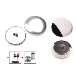 Kárpitos gomb fém alappal 44"