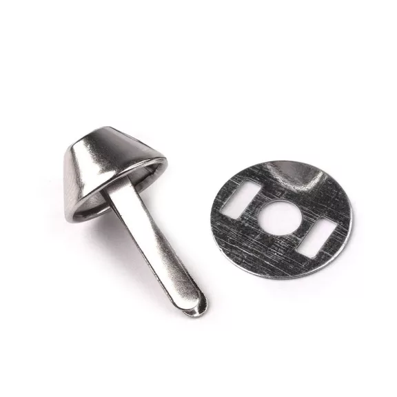 Kétlábas szög / fém táskaláb Ø12 mm szegecs - 1 nikkel (10 szett) Kétlábas szög / fém táskaláb Ø12 mm szegecs - 1 nikkel (10 szett)