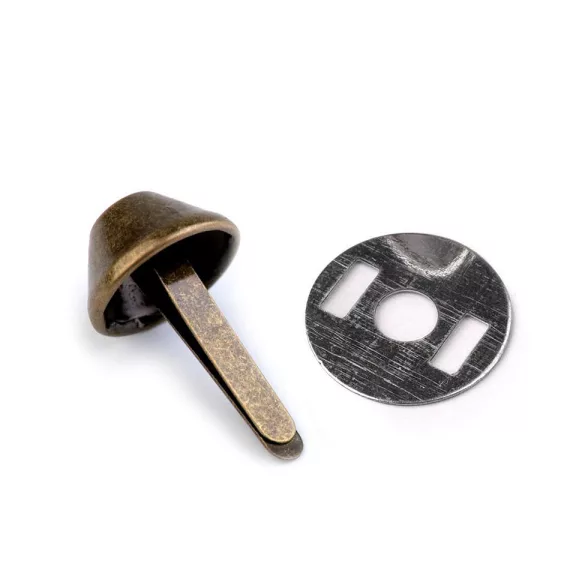 Kétlábas szög / fém táskaláb Ø12 mm szegecs - 3 ósárgaréz (10 szett) Kétlábas szög / fém táskaláb Ø12 mm szegecs - 3 ósárgaréz (10 szett)