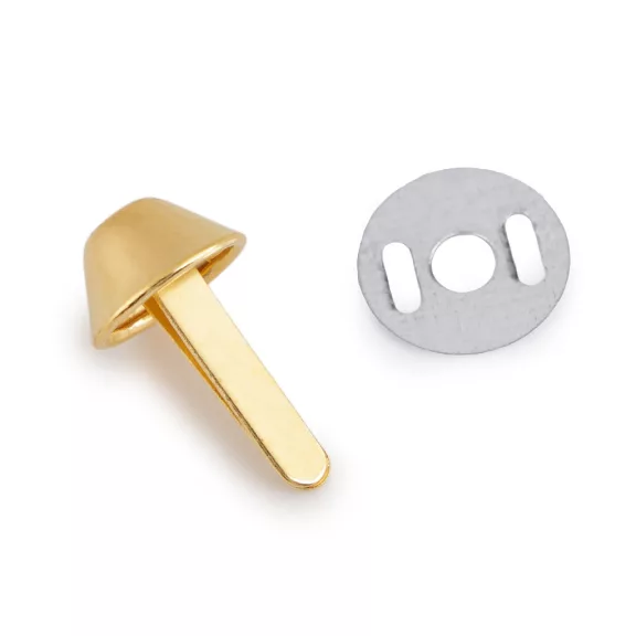 Kétlábas szög / fém táskaláb Ø12 mm szegecs - 7 sárga arany (10 szett) Kétlábas szög / fém táskaláb Ø12 mm szegecs - 7 sárga arany (10 szett)