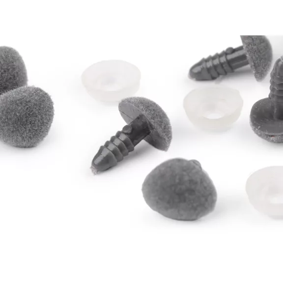 Bársony biztosíték orrocska 11x14 mm - 5 szürke (200 szett) Bársony biztosíték orrocska 11x14 mm - 5 szürke (200 szett)