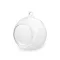 Aerárium / üveggömb Ø8 cm - 3 Transparent (1 db-os csomagolás)