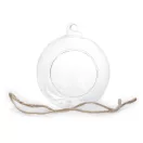 Aerárium / üveggömb Ø8 cm - 3 Transparent (3 db-os csomagolás)
