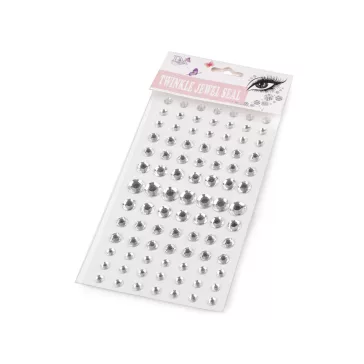 Öntapadós kövek Ø6-12 mm - 1 crystal (3 card)
