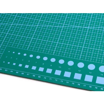  Nagy vágólap 60x90 cm kétoldalas - 2 pasztellzöld (2 db-os csomagolás)