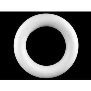   Hungarocell koszorú Ø33 polisztirol félkoszorú - 2 (35 cm) fehér (1 db-os csomagolás)