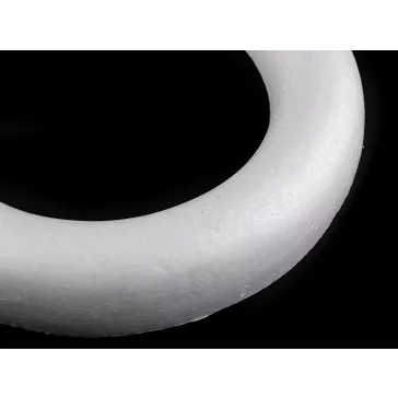   Hungarocell koszorú Ø33 polisztirol félkoszorú - 2 (35 cm) fehér (1 db-os csomagolás)