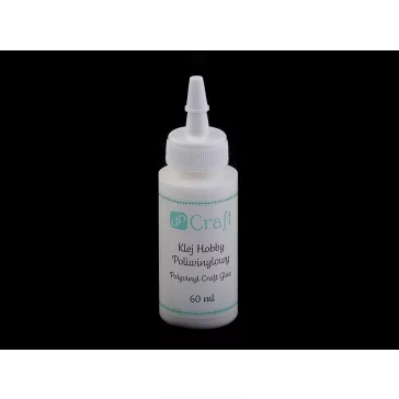   Ragasztó textíliára, papírra, kerámiára, fára 60 ml - tejfehér (12 db-os csomagolás)