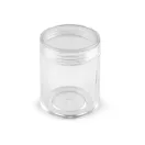 Műanyag doboz 3,8x4,7 cm csavaros - Transparent (2 db-os csomagolás)
