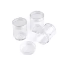 Műanyag doboz 3,8x4,7 cm csavaros - Transparent (2 db-os csomagolás)