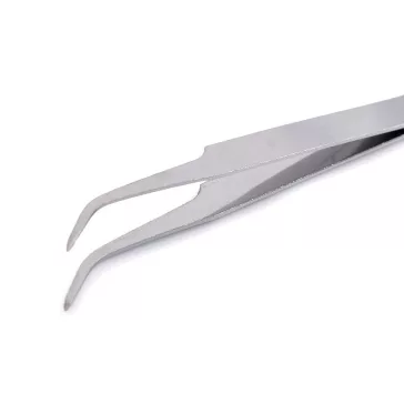   Fémcsipesz hossza 11,5 cm hajlított - nikkel (5 db-os csomagolás)