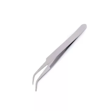   Fémcsipesz hossza 11,5 cm hajlított - nikkel (25 db-os csomagolás)