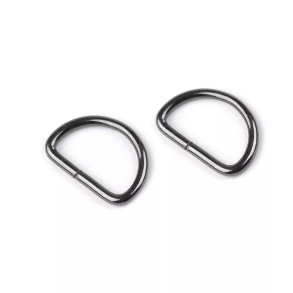 D karika félkarika átmérője 12 mm - 4 nikkel fekete (20 db-os csomagolás) D karika félkarika átmérője 12 mm - 4 nikkel fekete (20 db-os csomagolás)