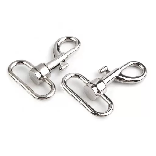 Fém forgós karabíner 32 mm-es befűző
