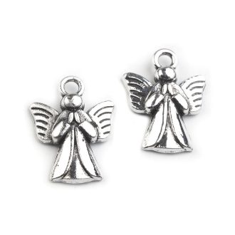 Medál 15x20 mm angyal