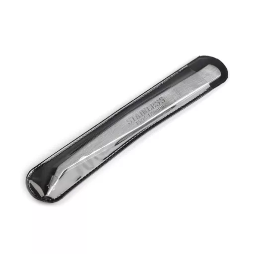 Fém csipesz egyenes, ívelt 12,5 cm