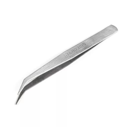 Fém csipesz egyenes, ívelt 12,5 cm