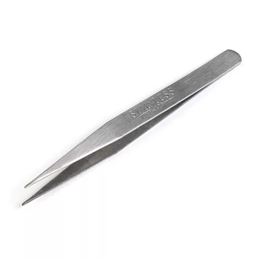Fém csipesz egyenes, ívelt 12,5 cm