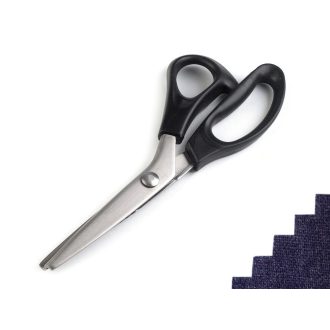 Cikk cakk olló 24 cm fogazott