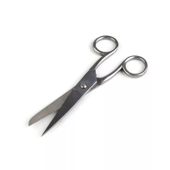 Háztartási fém szabóolló 13 cm-es - nikkel (3 db-os csomagolás) Háztartási fém szabóolló 13 cm-es - nikkel (3 db-os csomagolás)