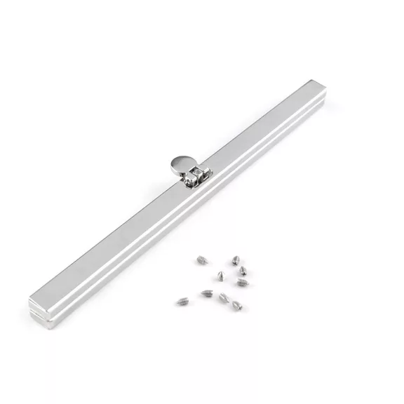 Keret táskakészítésre 19 cm berakható - 1 nikkel (1 db-os csomagolás) Keret táskakészítésre 19 cm berakható - 1 nikkel (1 db-os csomagolás)
