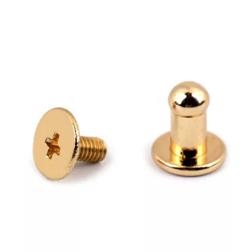 Pisztolygomb Ø4 mm - 4 arany klasszik (200 pr)