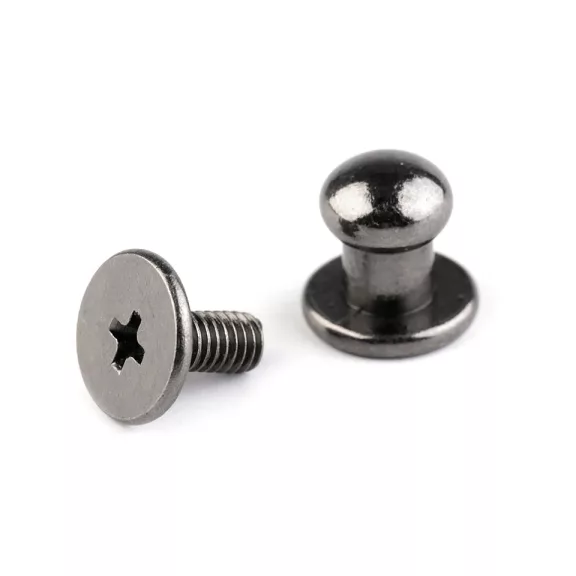 Pisztolygomb Ø6 mm - 1 nikkel fekete (20 pár) Pisztolygomb Ø6 mm - 1 nikkel fekete (20 pár)