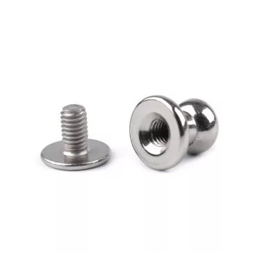 Pisztolygomb Ø6 mm - 3 nikkel (100 pr)