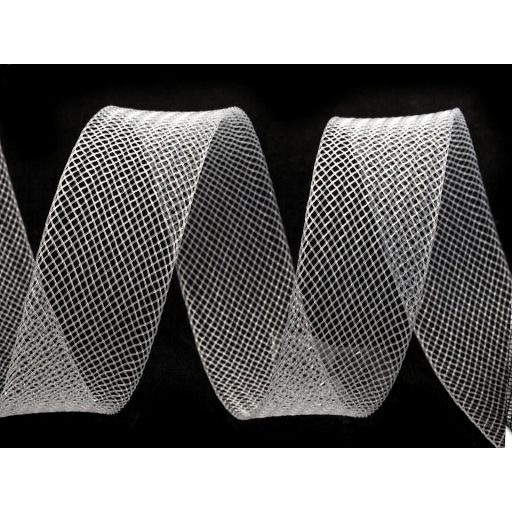 Lószőr szalag merevítő, fascinátor készítéshez 2,5 cm keményebb