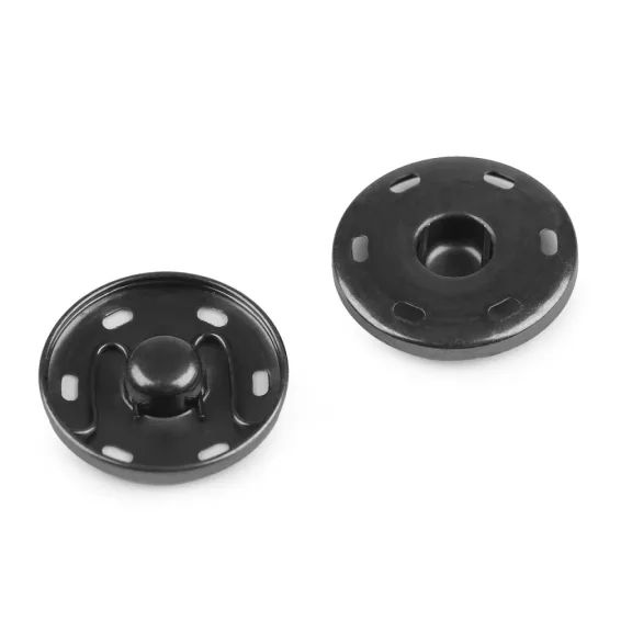 Fém patent Ø30 mm - 2 nikkel fekete (5 pr) Fém patent Ø30 mm - 2 nikkel fekete (5 pr)